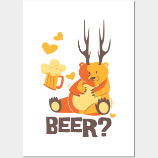 The Beer Bear Posters and Art